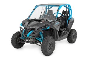 Can-Am Maverick 1000R DPS Full Windshield - Rough Country - Scratch Resistant - '16-'18 Can-Am Maverick 1000R DPS Full Windshield - Rough Country - Scratch Resistant - '16-'18